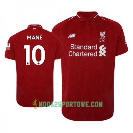 Koszulka Liverpool Sadio Mane 10 Domowe Stroje Piłkarskie 2018-2019 Krótki Rękaw